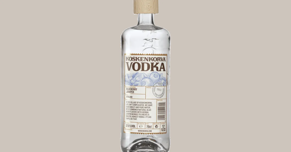 Koskenkorva Vodka Blueberry Juniper 37,5% 70cl